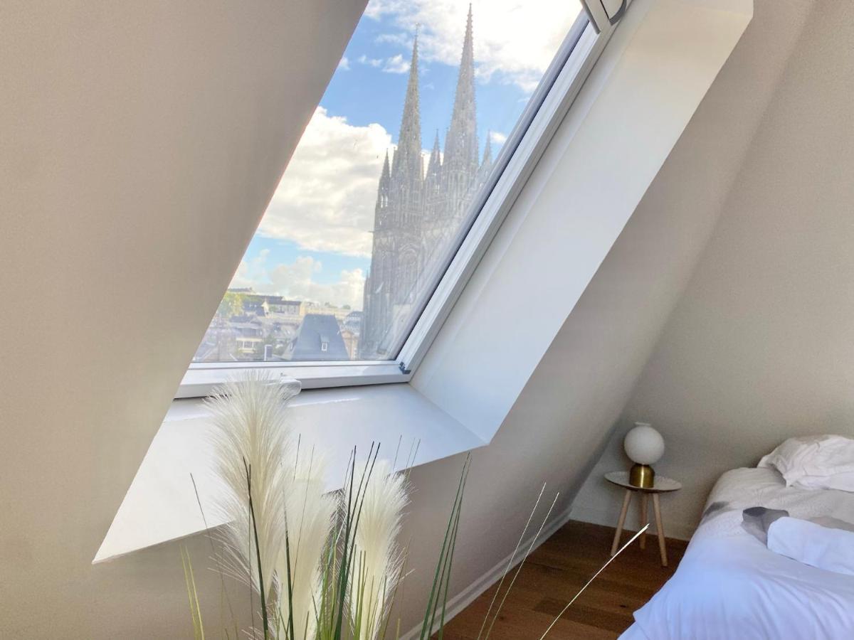 Le Nid Des Quais - Vue Panoramique Au Coeur De La Ville - Wifi - Entree Autonome 坎佩尔 外观 照片